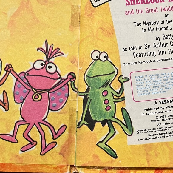 Sesame Street Sherlock Hemlock Book - 1972 vintage edition - Picture 11 of 11